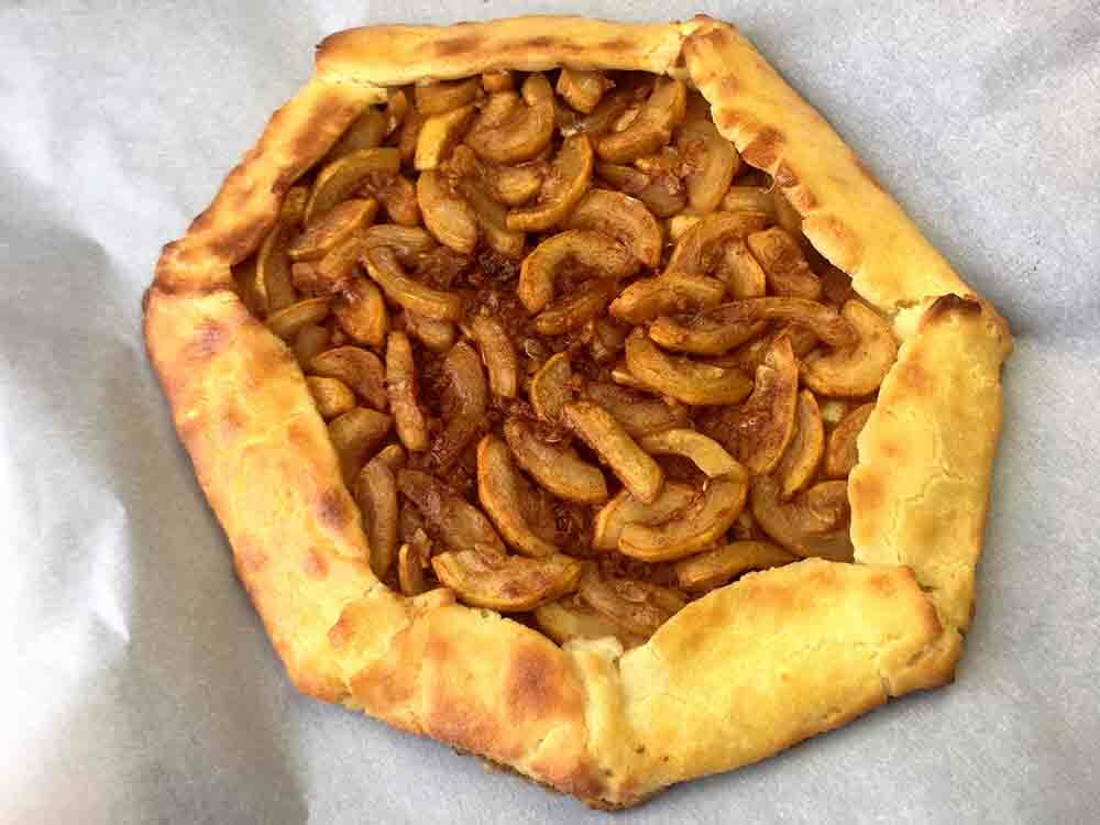 Low Carb Keto Mock Apple and Ginger Galette Recipe